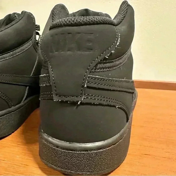Nike Court Vision Mid Triple Black Men's size 9.5 - Picture 8 of 11